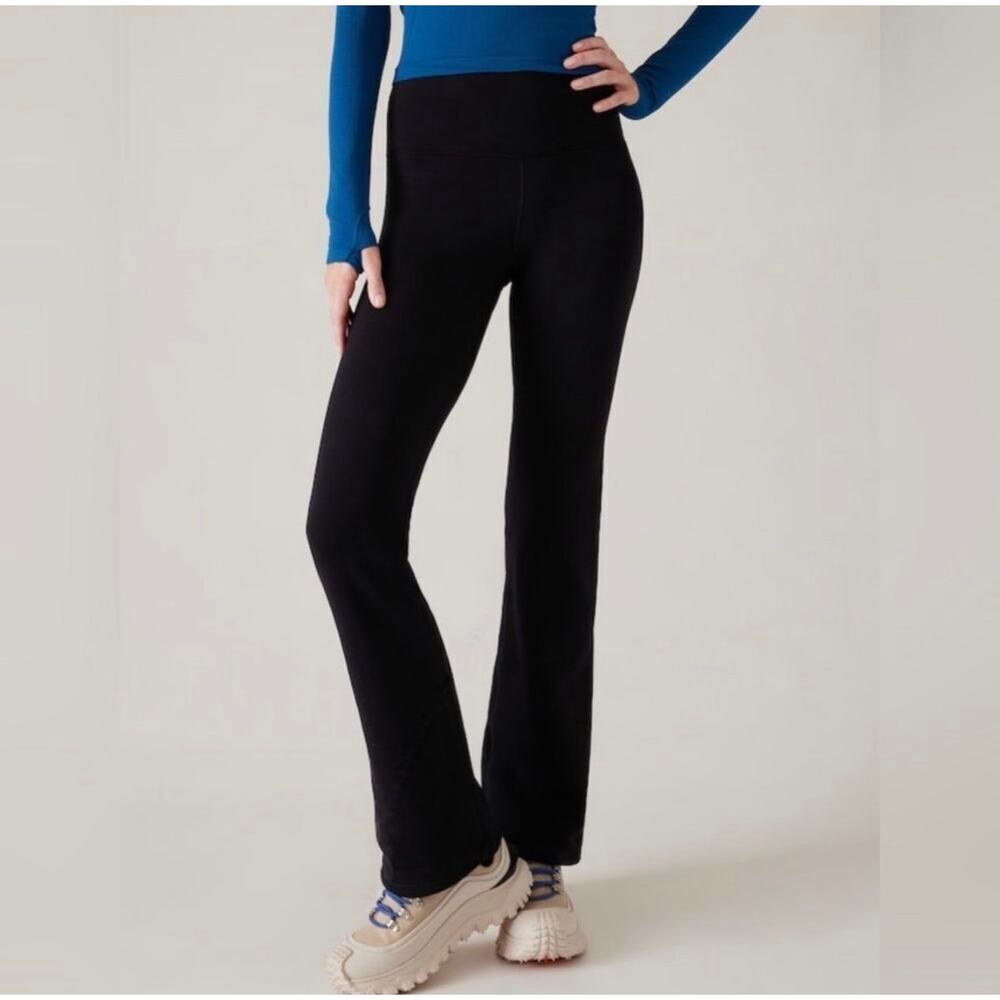 Athleta Altitude Pants Polartech Power Stretch Fleece Lined High Rise PL NWOT - Picture 2 of 16
